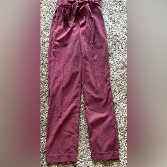 Dusty Rose Pink Mauve Dressy Jumpsuit Romper Express - Picture 6 of 8